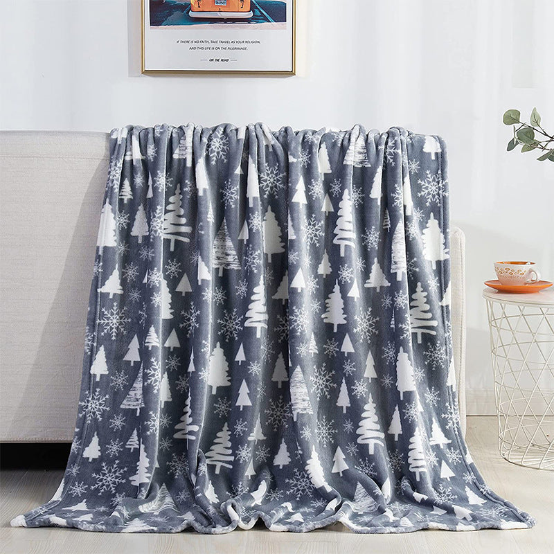Xmas Comfort Plush Bed Blanket