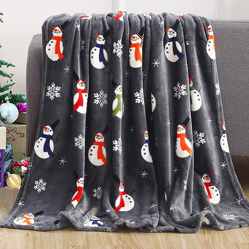 Xmas Comfort Plush Bed Blanket