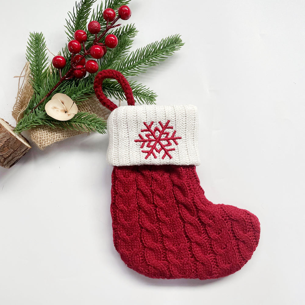 Monogrammed Holiday Knit Stockings