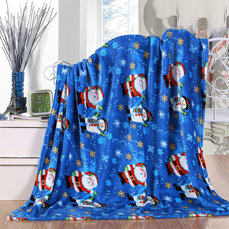 Xmas Comfort Plush Bed Blanket