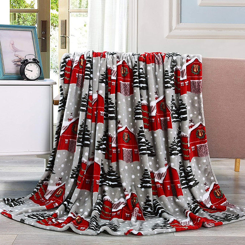 Xmas Comfort Plush Bed Blanket
