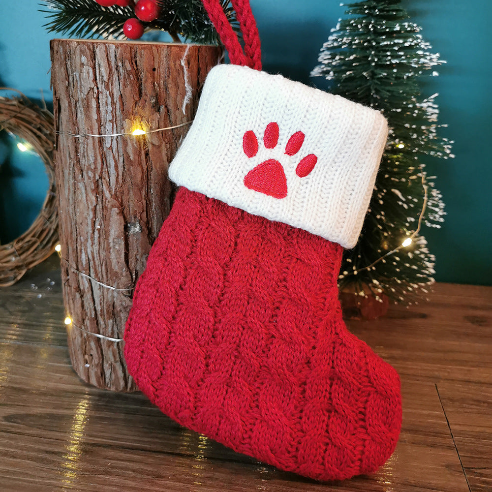 Monogrammed Holiday Knit Stockings