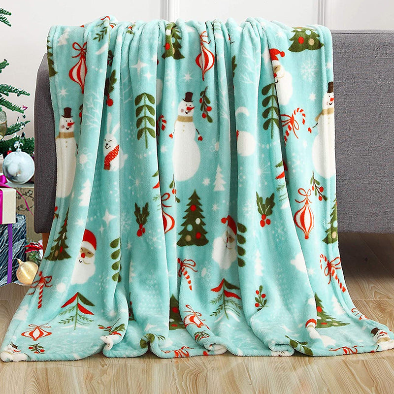 Xmas Comfort Plush Bed Blanket